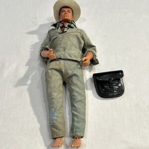 Vintage‎ 1973 LONE RANGER Toy Doll Action Figure Hong Kong